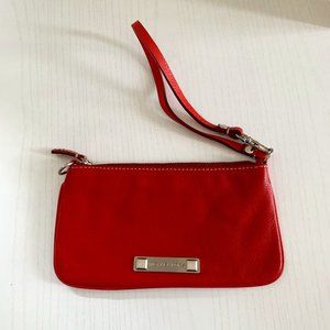 Michael Kors wristlet signature leather